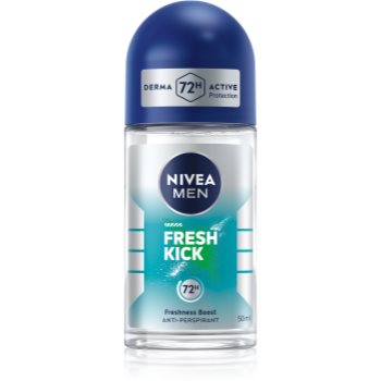 NIVEA MEN Fresh Kick antiperspirant roll-on pentru barbati - imagine 2